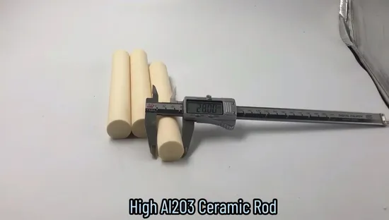CNC 加工カスタマイズされた 95% 99% シャープアルミナセラミックロッドホーニングソリッドロッド